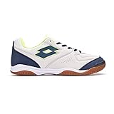 Lotto Tacto 200 V ID, Zapatilla de fútbol Sala, White, Talla 9 US (42 EU)