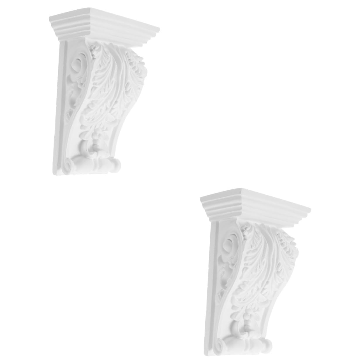 Aplique Decorativo De Estilo Europeo Para Esquinas Moldura De Ligero y Duradero Diseño Tallado Para Columnas Romanas 2 piezas