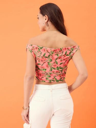 Image of Uptownie Women Top | Stretchable Cowl Neck Ruched Design | Sleeveless & Knitted Fabric for Casual Soft & Comfortable
