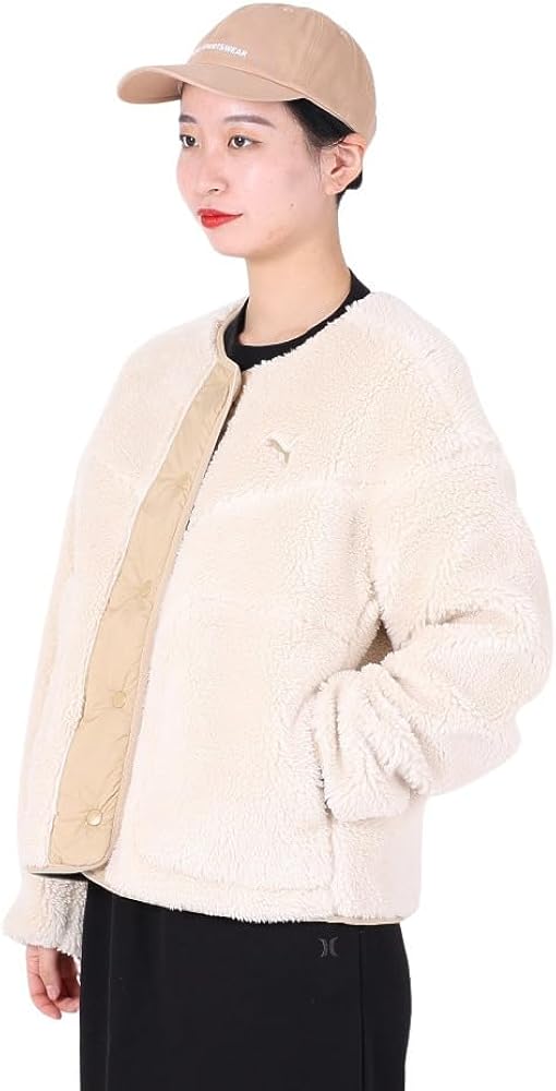 【新品】PUMAウィメンズシェルパもこもこボアジャケット【XL】スポーツブランドだから高機能♡ Amazon | [プーマ] MOTION シェルパ ジャケット_67769887_S | コート