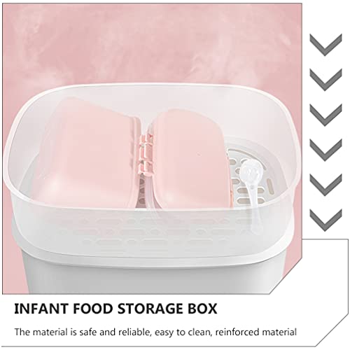 TOYANDONA Baby Melkpoeder Doos Draagbare Non Spill Melk Formule Verzegeld Opbergdoos Met Scoop Baby Snoep Fruit Snack… - Image 8