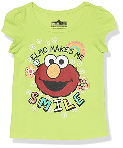 Sesame Street Girls' Elmo Graphic T-Shirt #TOP23