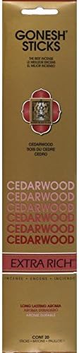 Gonesh - Cedarwood 20 Count Incense Sticks