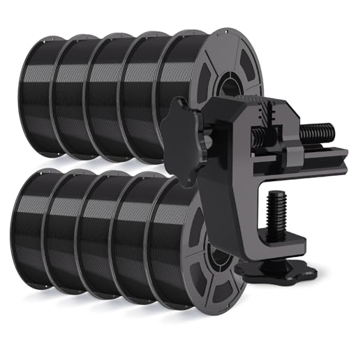 Image of 3D Printer Petg FilamentBlack 10kg 30-300mm /s for Bambu Lab AMS,AMSLite | High toughness is suitable for functional parts;prevents nozzle clogging and air bubbles1.75mm is suitable for Bambu printers