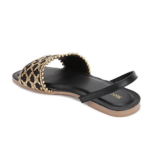 Image of Marc Loire Women Soft Comfortable Embellished Flats