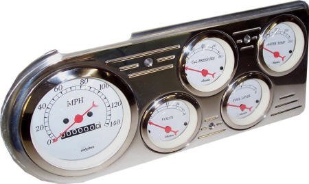 Compatible With 48-50 Ford Truck 5 Gauge Dash Insert - No Gauges - Just Panel #TOP10