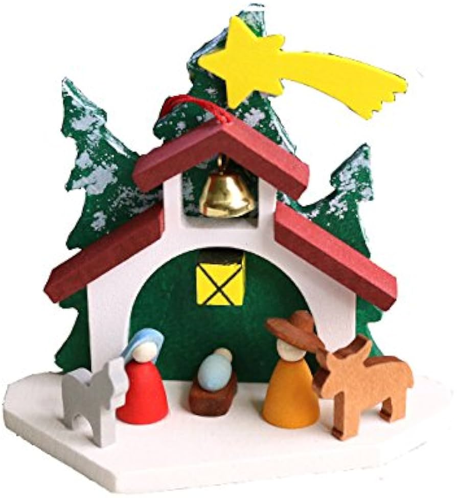 Amazon.co.jp: クリスマスツリーの飾り オーナメント 聖なる教会