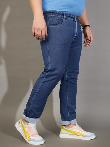 Image of Bigbanana Plus Size Men's Regular Fit Solid Jeans