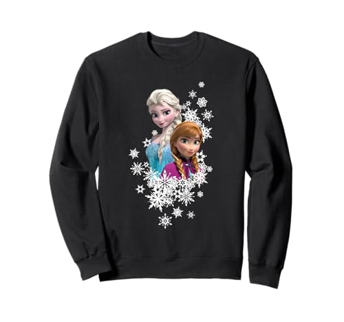 Disney Frozen Anna and Elsa Snowflakes Sudadera