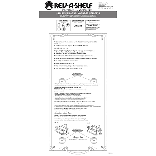 Rev-A-Shelf 5Sbwc-815S-1 Sink Base Double Pull Out Waste Containers With Reduced Depth For Trash And Recyclables With Soft Close Slides #TOP5