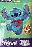 Procos Lilo & Stitch Foil Balloon, 75 x 86 cm, Blue, BALLOON, Reusable, Unisex Children, Birthday Party Decoration - Image 2