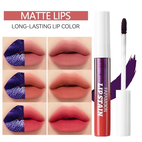 Peel Off Matte Lip Liner Stain,3 Colors Long Lasting Lip Tattoo,Waterproof Nude Lip Tint,Matte Finish Transfer-Proof Lip Gloss Lip Makeup - 2