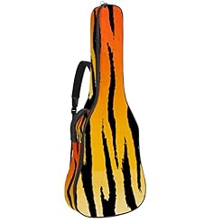 Housse de transport étanche pour guitare avec bandoulière réglable Motif floral indien Bleu, Multicolore 02, 42.9×16.9×4… - Les Beatles, Paul McCartney, John Lennon, RIngo Starr, George Harrison