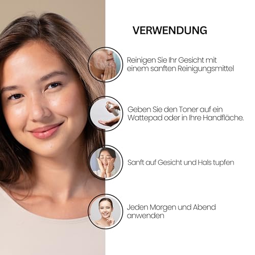 CallistaÉVA Tónico facial con ortiga [fabricado en Alemania] – Tóner sin alcohol para pieles sensibles, secas y grasas, calmante y equilibrador de pH, vegano, 200 ml - imagen 7