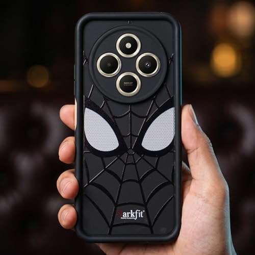 Image of DARKFIT Back Case Cover Compatible for Poco C75 5G | Silicone Case | Camera & Body Protection| Shock Proof | for Poco C75 | Color Black