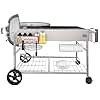 Grill Table for Weber 22" &18" Original Kettle, for Weber Grill Table, Stand Cart for JumboJoe Master-Touch Charcoal Outdoor Prep Performer Charcoal Accessories for Outside