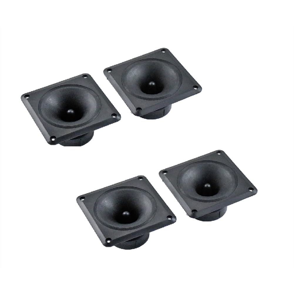 4 Altavoces de Escenario de 4 Pulgadas y 110 X 110 mm con Bocina Cuadrada, de Cerámica Piezoeléctrica, de Alta Potencia, 2,2 K-27 KHz.
