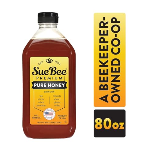 Sue Bee Pure Premium Honey From USA Beekeepers, 5 Pound (Pack of 3)