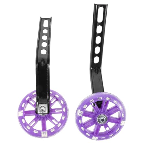 BESPORTBLE ruedas de entrenamiento para bicicleta resistentes con ruedas de soporte intermitentes compatibles para bicicletas instalación fácil para ciudad y uso al aire libre