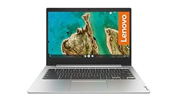 Lenovo IdeaPad 3 Chromebook Laptop 35,6 cm (14 Zoll, 1366x768, HD, entspiegelt) Slim Notebook (Intel Celeron N4020, 4GB RAM, 64GB eMMC, Intel UHD-Grafik 600, ChromeOS) silber