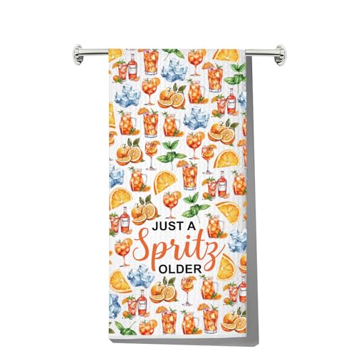 KEYCHIN Aperol Spritz Kitchen Towel Aperol Spritz Hand Towel Aperol