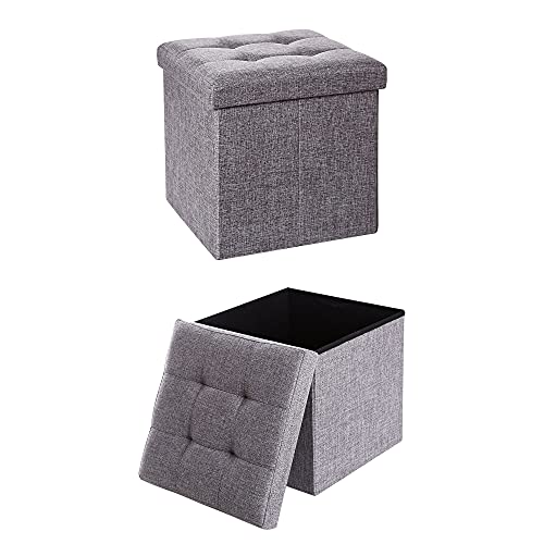 Edaygo Sgabello con Vano Portaoggetti Pieghevole