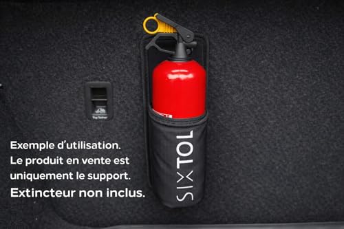 SIXTOL CAR FIRE 1 | Support d'extincteur | Voiture | Fermeture auto-agrippante | 1 kg | Sécurité – vue 7