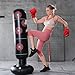 Yardwe Kids Inflatable Boxing Punching Bag 63 Inch Fitness Training Tumbler for Home Gym Exercise Agility and Hand-Eye Coordination Improvement