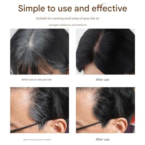 Image of Hair Dye StIck,Waterproof and Sweatproof Hair Color, 2-in-1 Portable Hair Dyeing SticK Comb, Hair Dye Brush, Instant Hair Coloring,HairPen Applicator for Adult