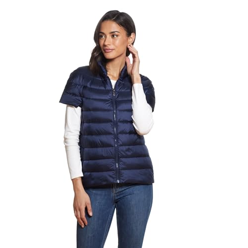 Martha Stewart Women's Short Sleeve Quilted Down Puffer Vest3