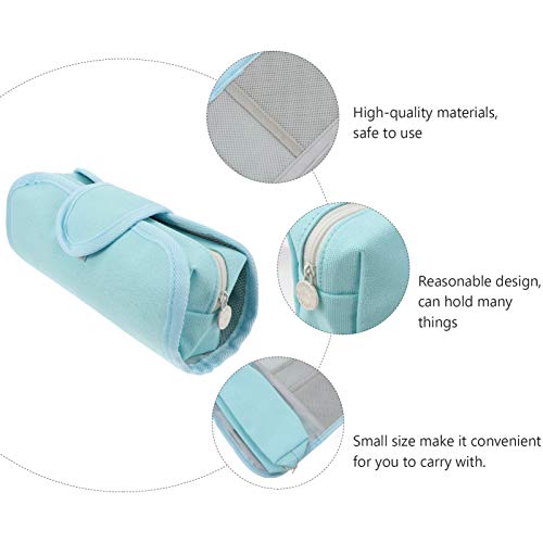 EXCEART Bolsa de Lápis Com Zíper Bolsa de Papelaria de Grande Capacidade Estojo de Caneta Marcador A