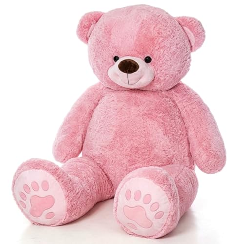 Image of 3 Feet Giant Pink Teddy Bear | Soft Plush Big Size Teddy | Cute Hugging Toy for Kids & Adults | Birthday, Anniversary & Romantic Gift for Girlfriend
