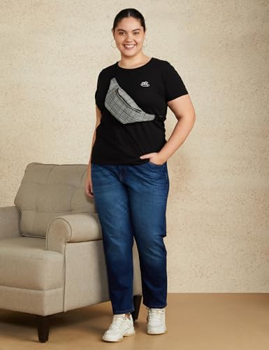 Image of Amazon Brand - Symbol Women's Cotton Stretch Regular Fit Round Neck Sleeveless T-Shirt (Available in Plus Sizes)