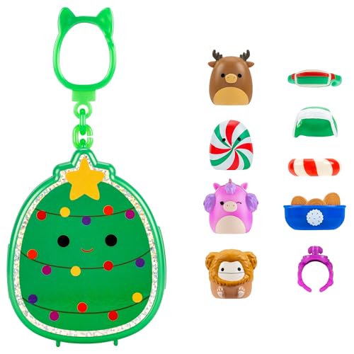Squish-a-longs Clip-a-longs Holiday Pack Includes 4 Mini-Squish (Style 2)
