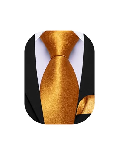 Image of Barry.Wang Boys Ties Pre-Tied Satin Solid Color Kids Tie Pocket Square Set Adjustable Formal Necktie Graduation School