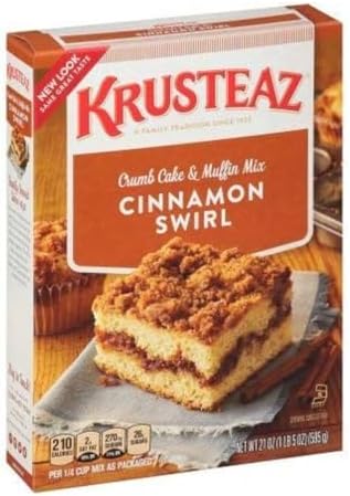 Cinnamon Swirl Crumb Cake & Muffin Mix - Pack of 2 by Krusteaz