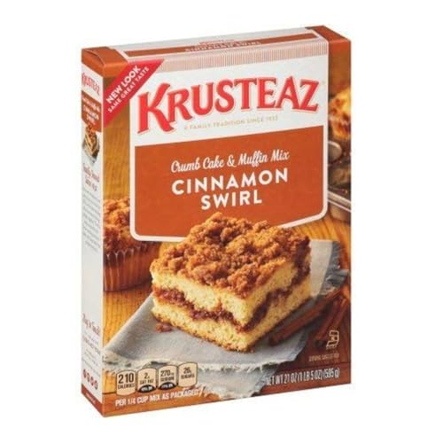 Krusteaz Cinnamon Swirl Crumb Cake & Muffin Mix - Pack of 2 by Krusteaz