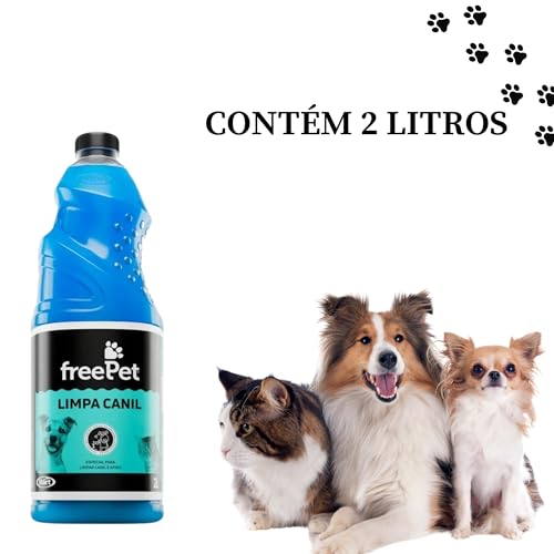 Kit Neutralizador de Odores 500ml + Limpa Canil 2L Free Pet Start – Limpeza e Frescor para Ambientes