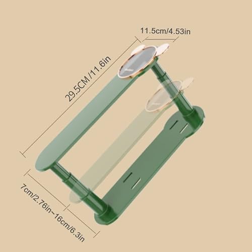 Jarpsiry Wall Mounted Hanger Organizer, Expandable Clothes Hanger Storage Rack, No Drilling, Space Saving, Foldable Hanger Holder For Home, Closet, Laundry Room #TOP4