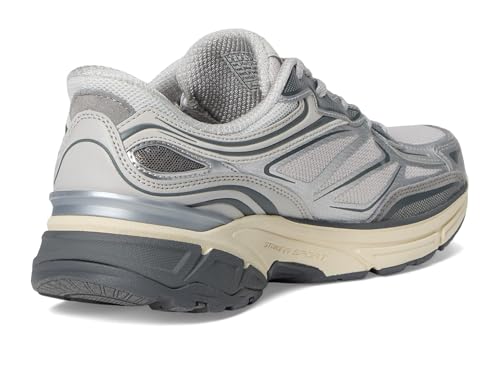 Skechers Baskets de Sport Stamina pour Femme, Garniture en Maille Grise Duraleather argenté, 40 EU