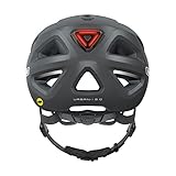 ABUS Urban-I 3.0 MIPS city helmet - bike helmet with impact protection, rear light, visor and magnetic fastener - for men and women - Image 3