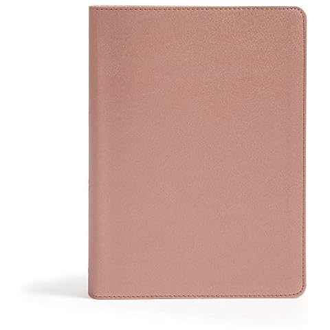 CSB She Reads Truth Bible, Rose Gold LeatherTouch, Indexed, Black Letter, Full-Color Design, Wide Margins, Journaling Space, Devotionals, Reading Plans, Single-Column, Easy-to-Read Bible Serif Type Cover