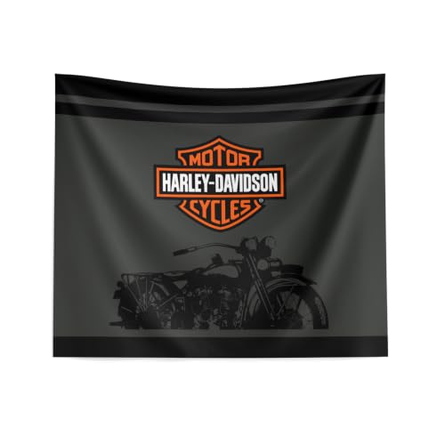 Northwest Harley-Davidson Simple HD Wall Hanging Tapestry, 34 x 40 in