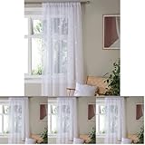 Avec un design tendance et contrasté à pois touffetés, cet élégant panneau en voile unique est parfait pour apporter une touche de style glamour à votre intérieur. Le voile est parfait pour améliorer l'intimité tout en laissant entrer la lumière naturelle dans votre maison et est fabriqué avec une fente sur le dessus pour une installation facile. Lavable en machine pour un entretien pratique.