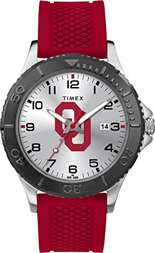 Image of Timex Tribute Men's Collegiate Gamer 42mm Watch - Georgia Bulldogs with Black Silicone Strap