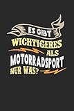  Es gibt wichtigeres als Motorradsport nur was?: Notizbuch A5 gepunktet (dotgrid) 120 Seiten, Notizheft / Tagebuch / Reise Journal, perfektes Geschenk für Motorradfahrer