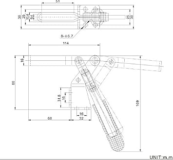 toggle clamps Horizontal Handle Toggle Clamp CH-20820