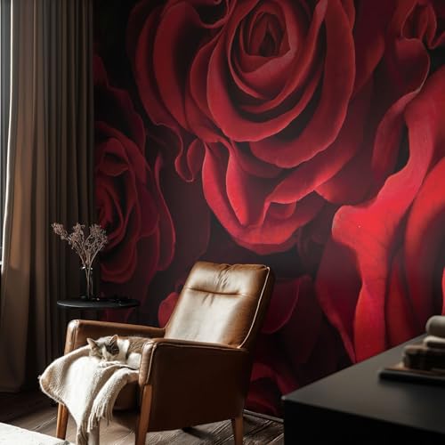 Papel pintado autoadhesivo floral 104x70 y cubiertas decorativas de rosas para pared 3