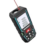 50M Laser Measure Device with Phone App, MiLESEEY Laser Distance Meter with 2 Spirit Level Bubbles, ±2mm Accuracy, 2 inch LCD Backlight, Pythagorean Mode, Measure Distance, Area/Volume Calculation