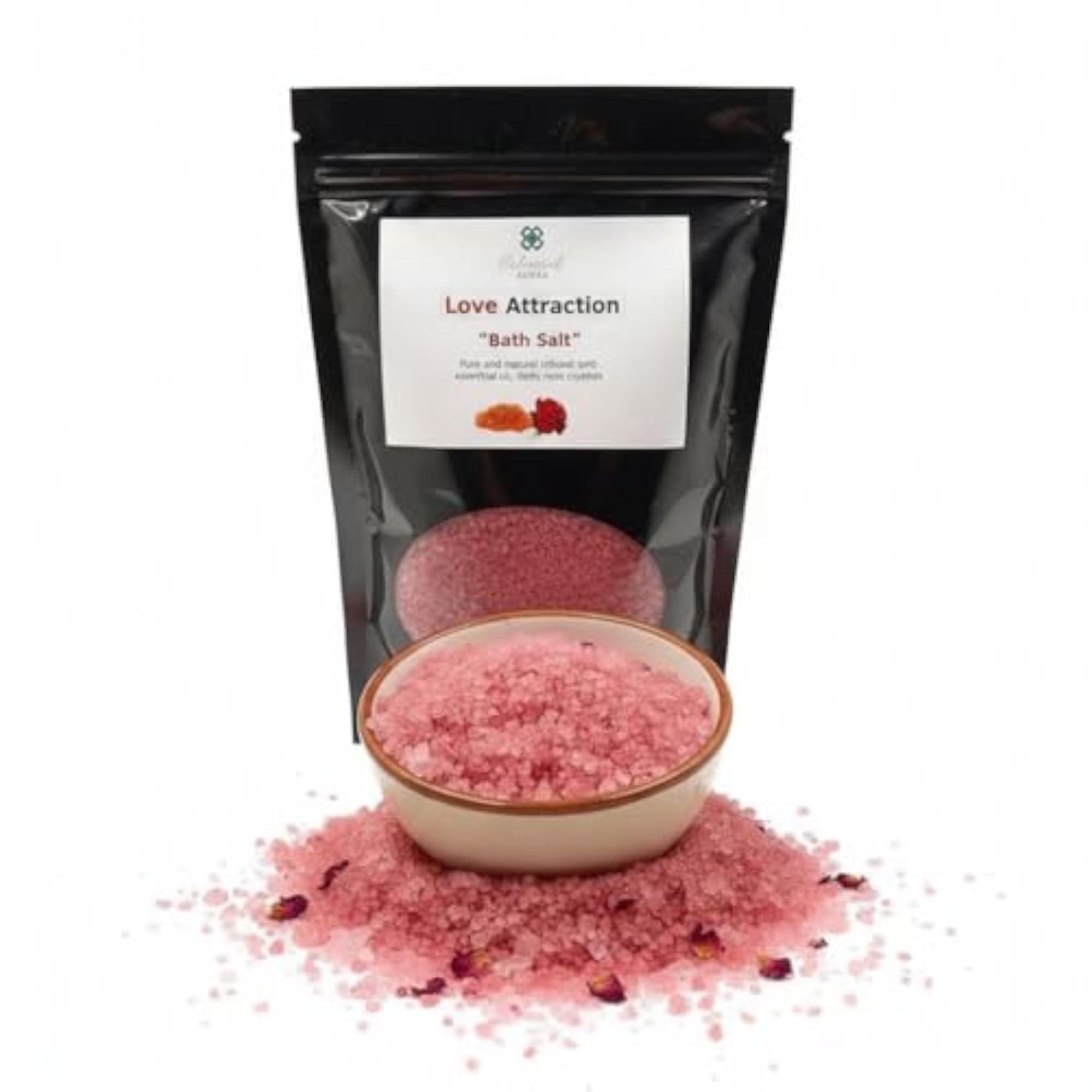 Love Attraction Bath Salt 300g, Natural Aromatic Blend